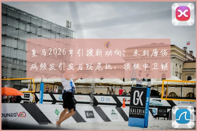 皇马2026年引援新动向:米利唐伤病频发引发后防危机,顶级中卫锁定夏季窗口